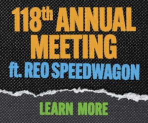 118th Annual Meeting ft. REO Speedwagon