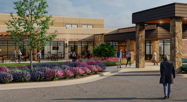 Photo rendering of new Active Generations building